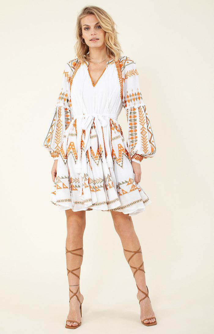 Hale Bob Ravin Embroidered Dress