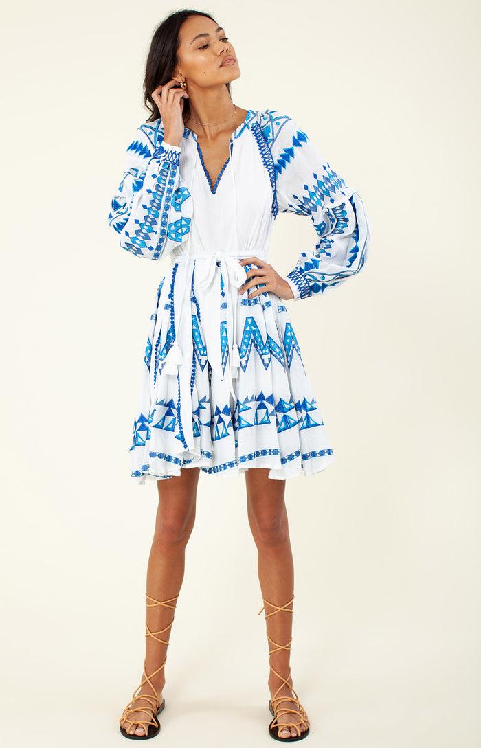 Hale Bob Ravin Embroidered Dress