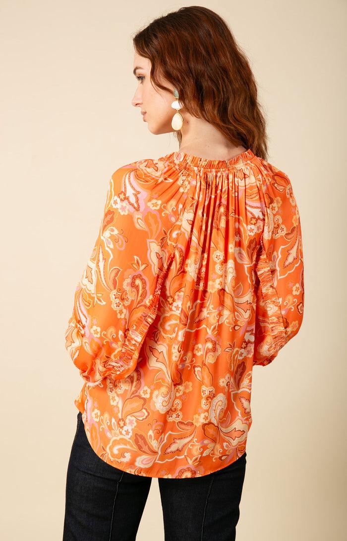 Hale Bob Remington Pleated Top