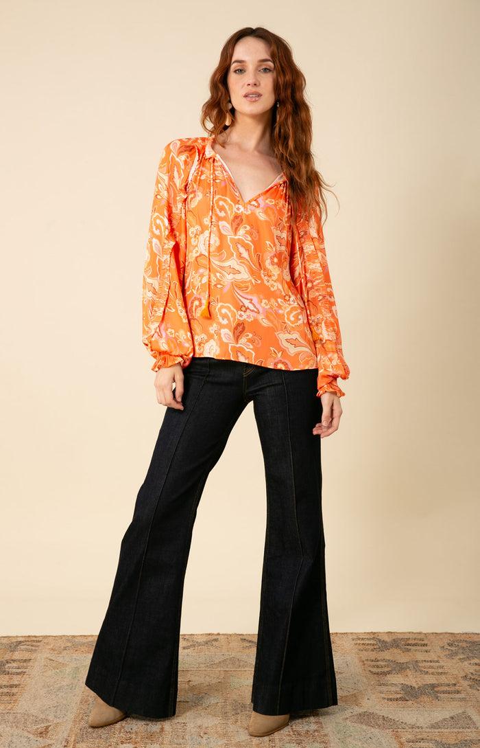 Hale Bob Remington Pleated Top