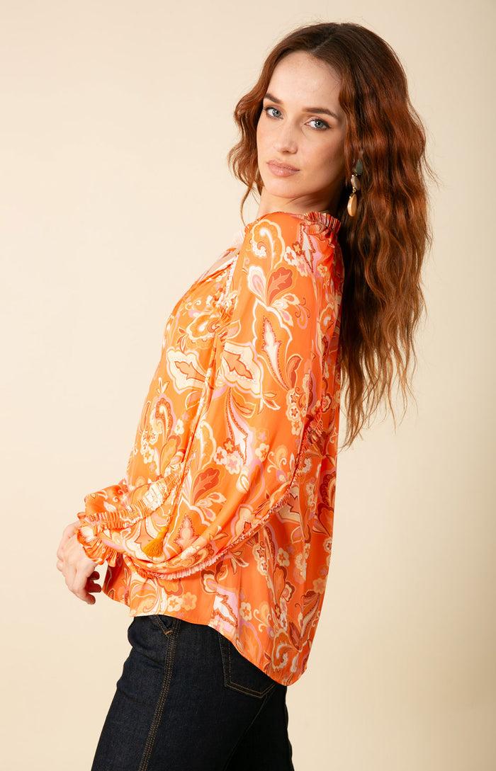 Hale Bob Remington Pleated Top