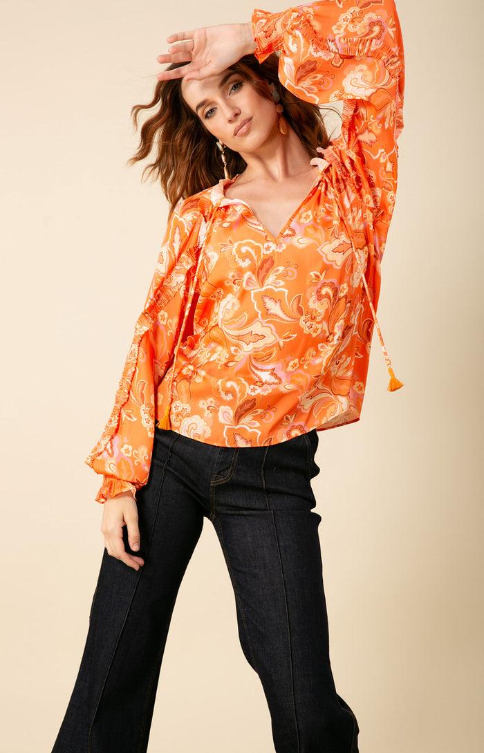 hale bob Remington Pleated Top