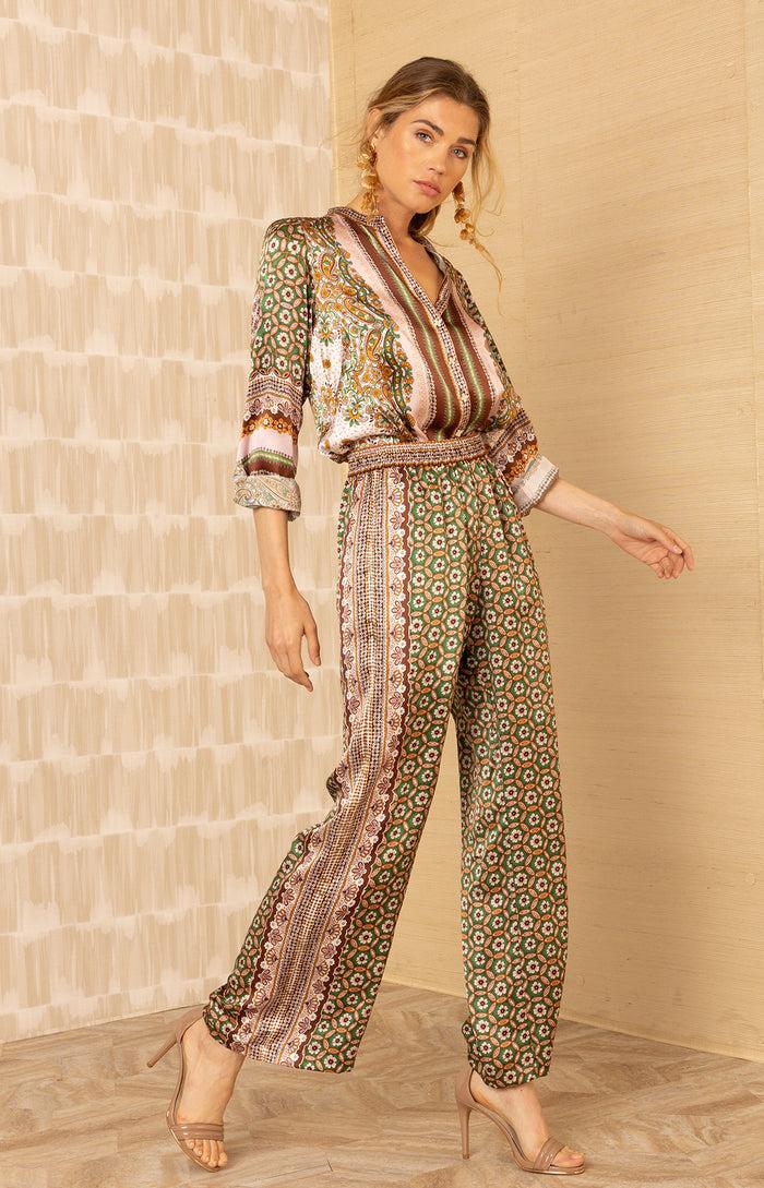 Hale Bob Rosalyn Charmeuse Pant