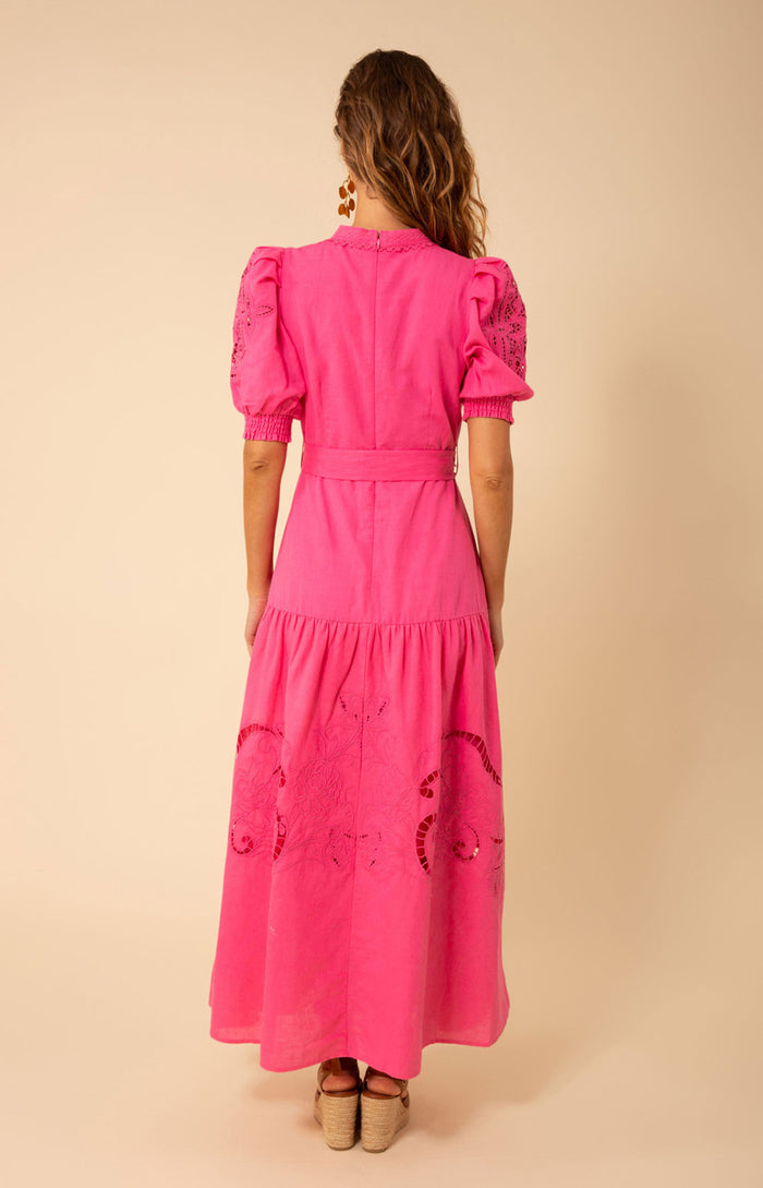 Hale Bob Ruth Linen Maxi Dress