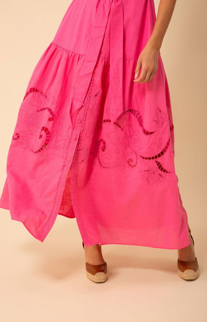 Hale Bob Ruth Linen Maxi Dress