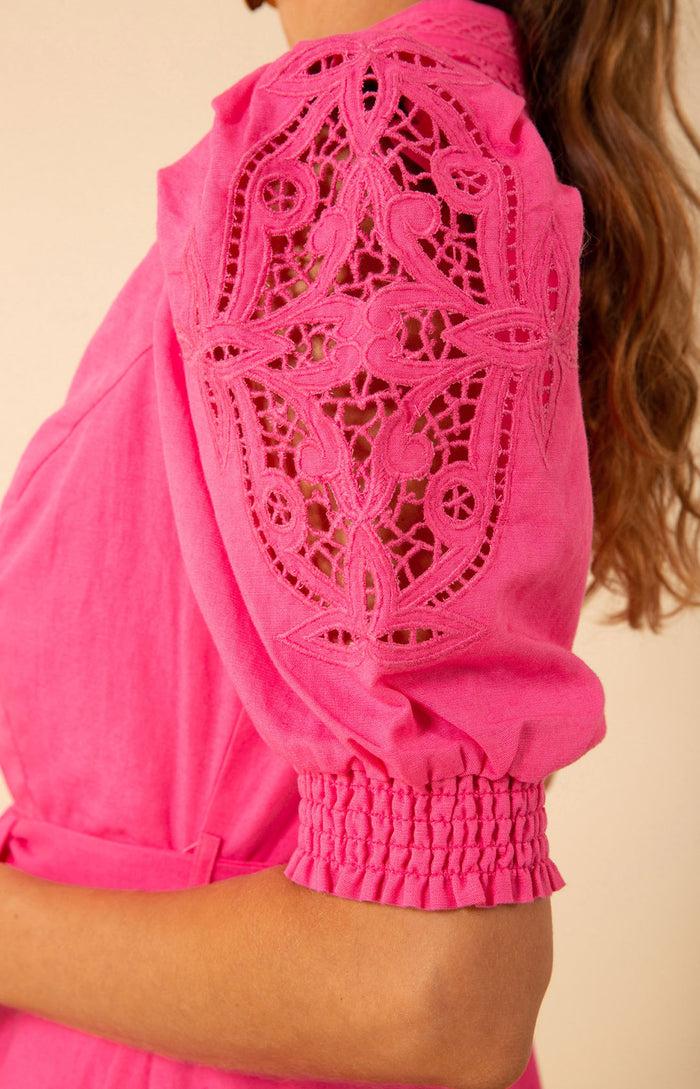 Hale Bob Ruth Linen Maxi Dress