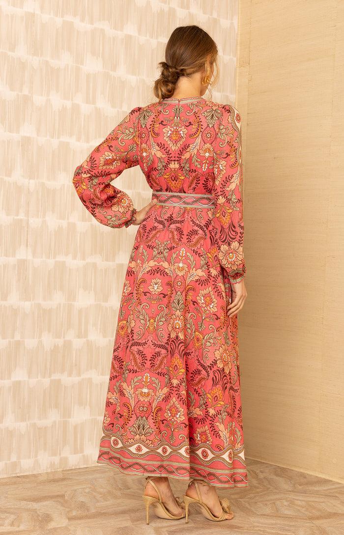 Hale Bob Ryann Linen Maxi Dress