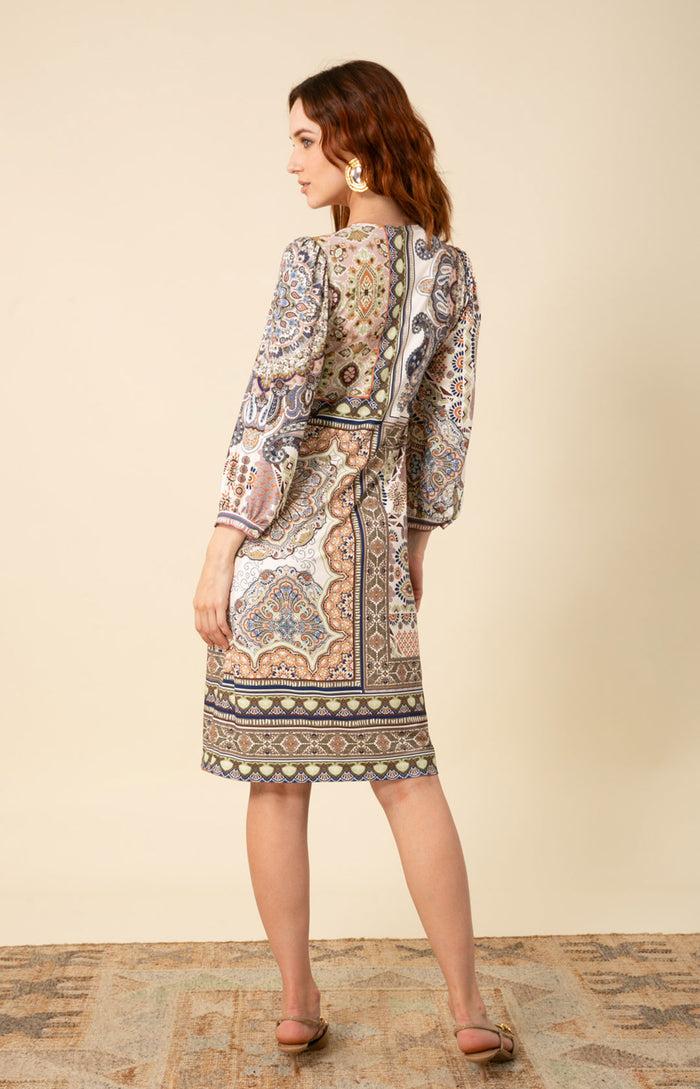 Hale Bob Rylie Jersey Midi Dress