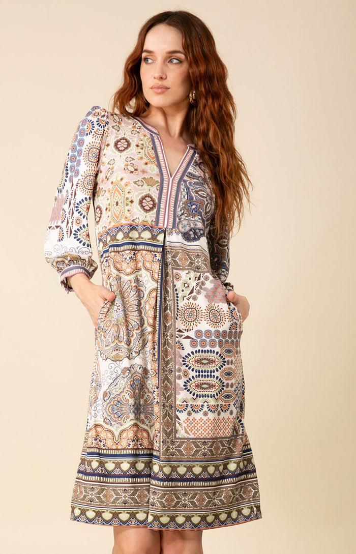 Hale Bob Rylie Jersey Midi Dress