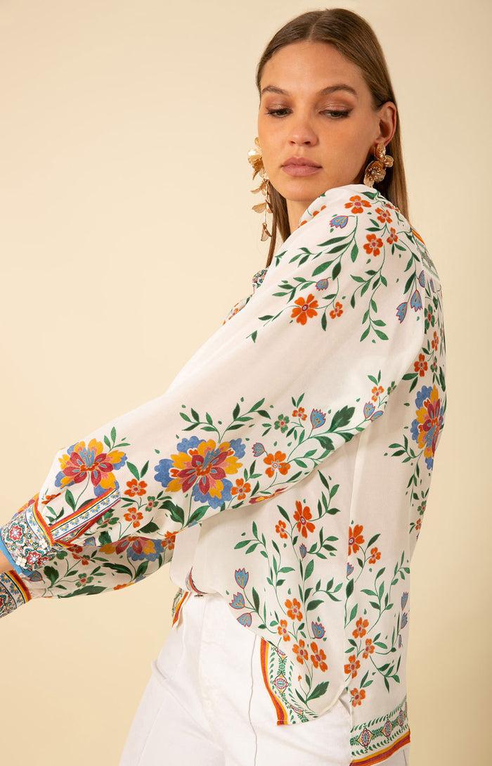 Hale Bob Selah Silk Top