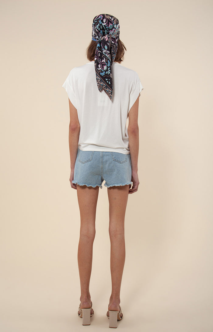 Hale Bob Sindy Solid Jersey Top