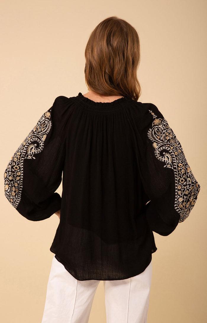 Hale Bob Sloane Embroidered Top