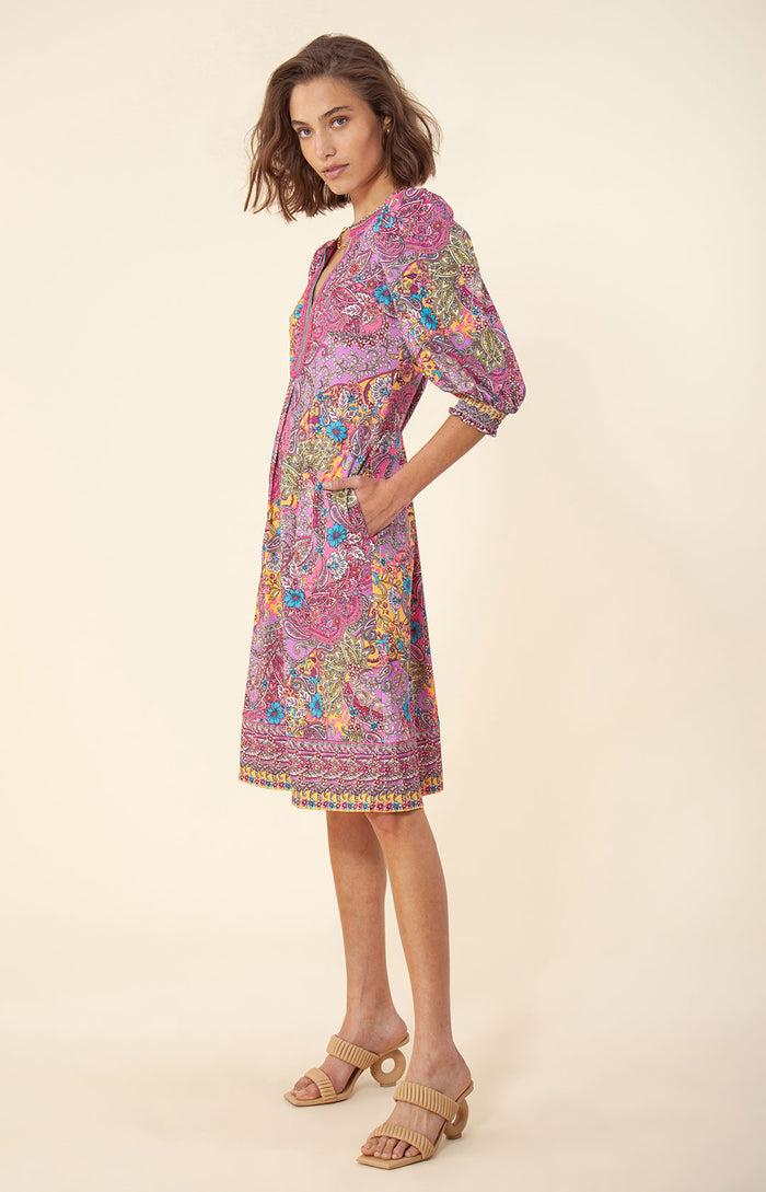 Hale Bob Sonata Jersey Dress Beaded