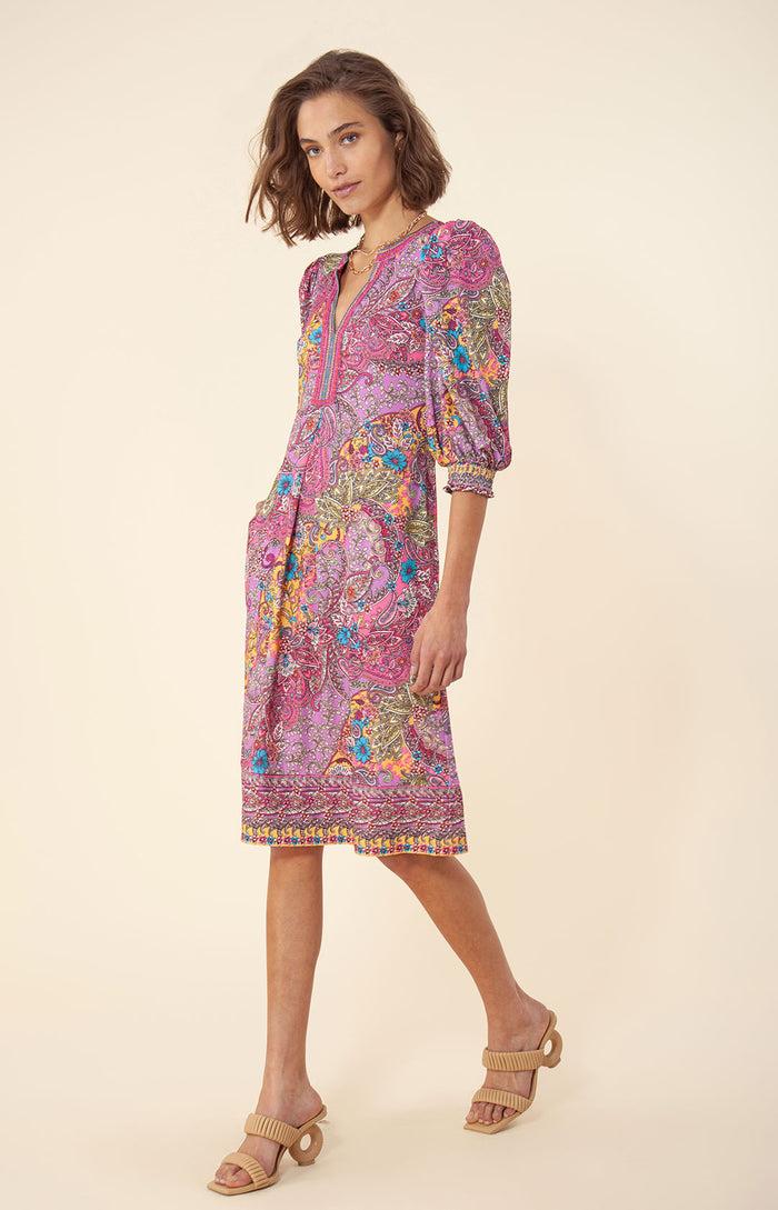 hale bob Sonata Jersey Dress Beaded
