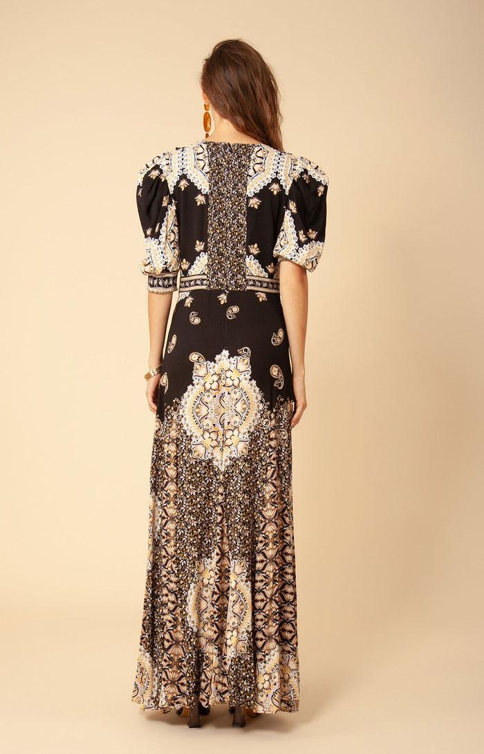 Hale Bob Soraya Crepe Maxi Dress