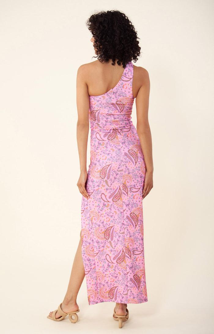 Hale Bob Stassie One Shoulder Maxi Dress