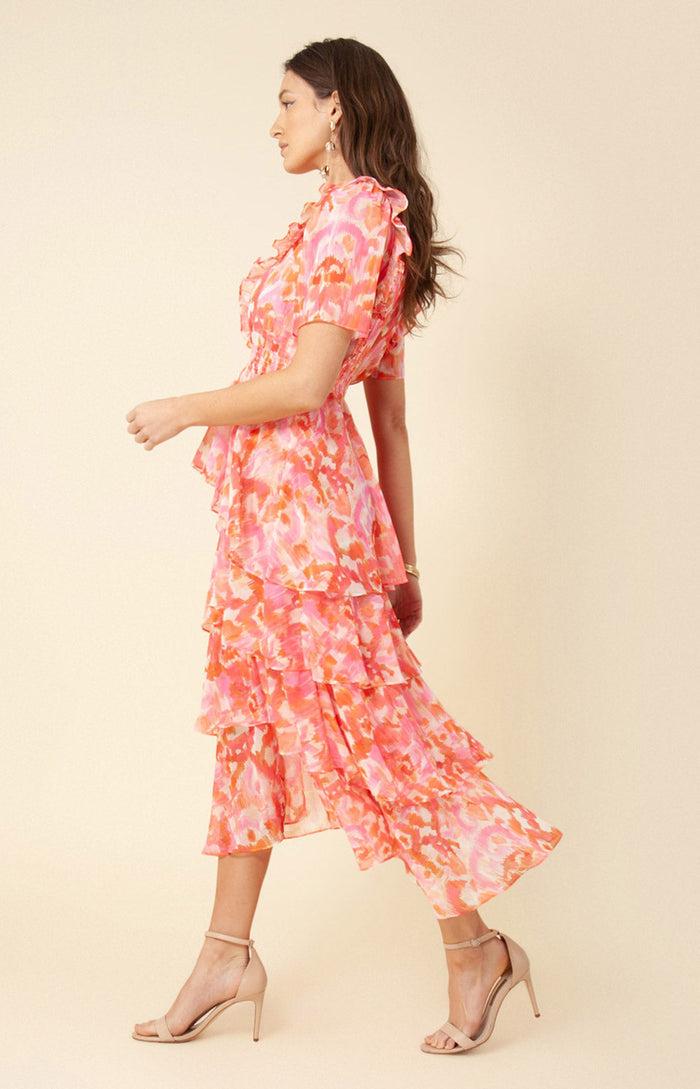 Hale Bob Stephanie Tiered Dress