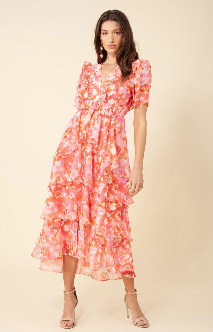 hale bob Stephanie Tiered Dress