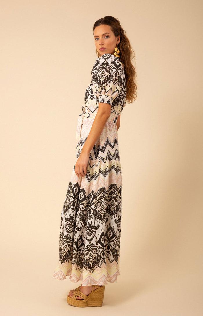 Hale Bob Sydney Linen Maxi Dress