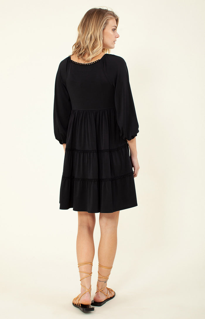 Hale Bob Taisha Solid Jersey Dress