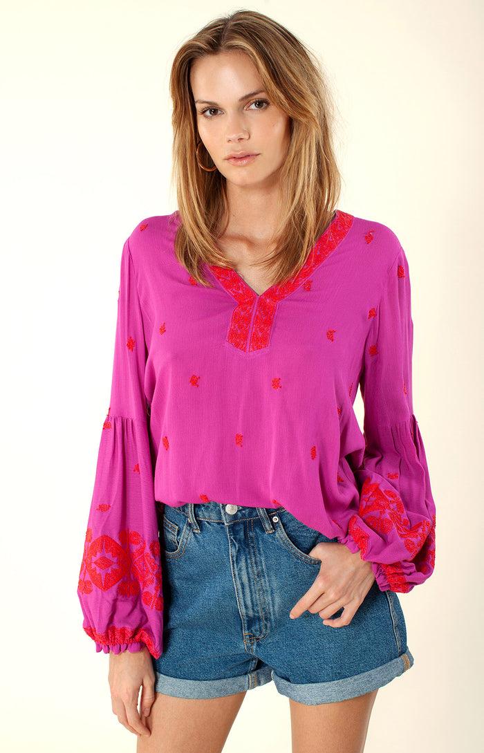 hale bob Tavanna Embroidered Top