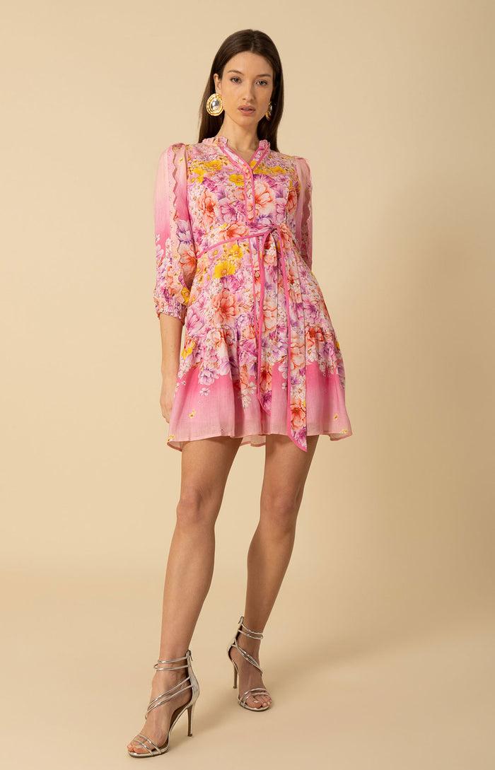 Hale Bob Valerie Linen Dress