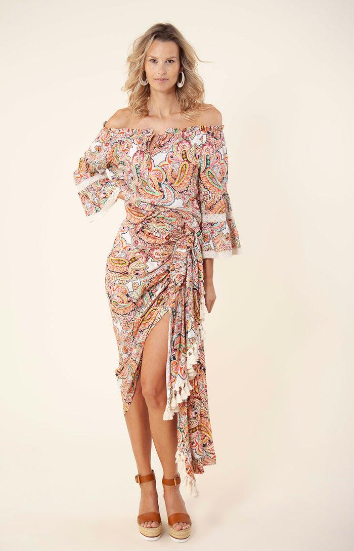 hale bob Venus Draped Skirt