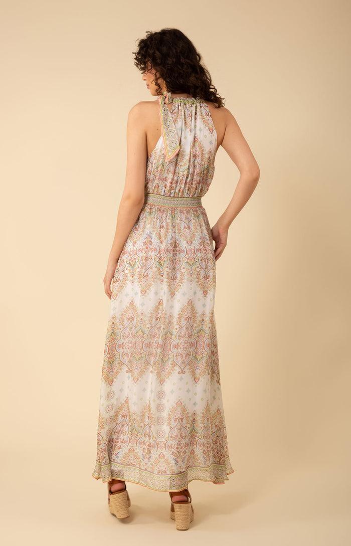 Hale Bob Vera Halter Maxi Dress
