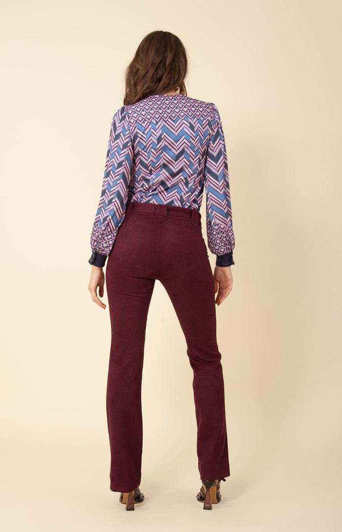 Hale Bob Victoria Stretch Tie Waist Pant