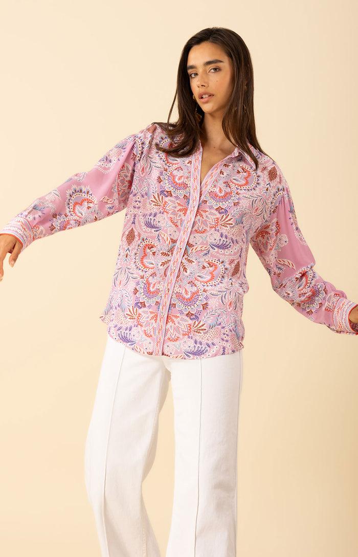 Hale Bob Waverly Silk Top