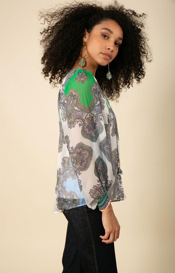 Hale Bob Willa Chiffon Top