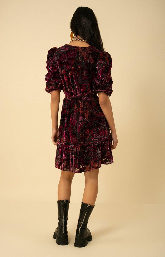 Hale Bob Willow Velvet Burnout Dress