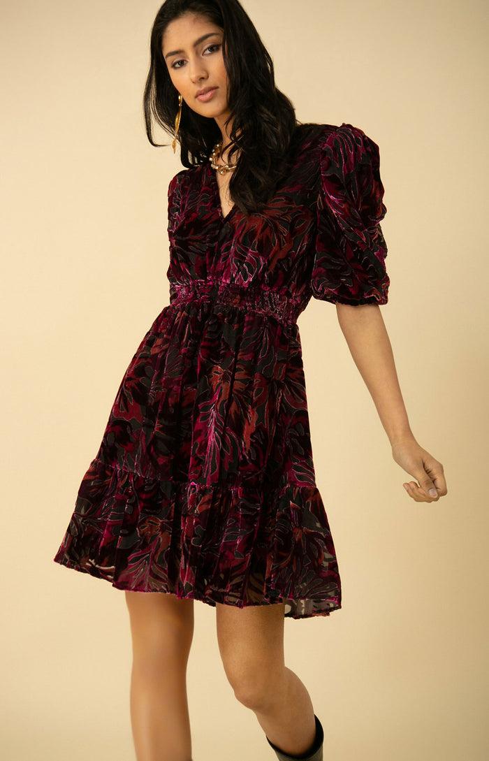 hale bob Willow Velvet Burnout Dress