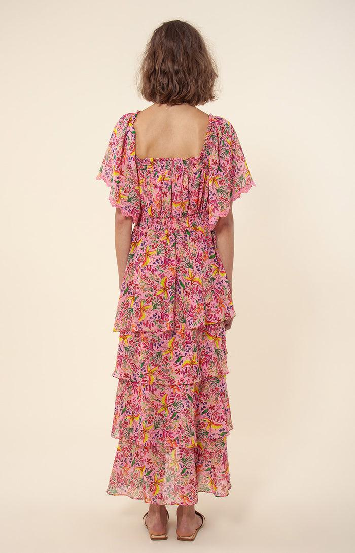 Hale Bob Zahara Tiered Dress