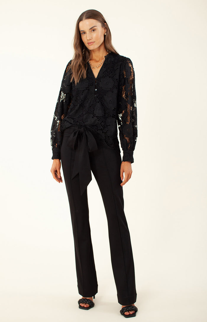 hale bob Zara Pintuck Pant