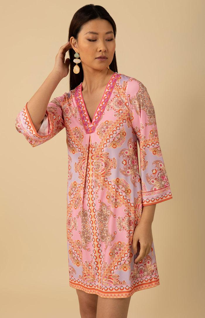 hale bob Zariah Jersey Beaded Dress