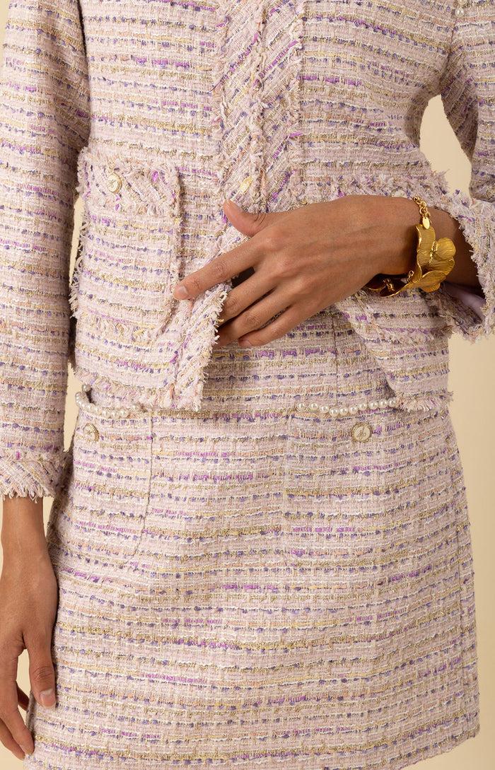 Hale Bob Zaylee Boucle Tweed Jacket