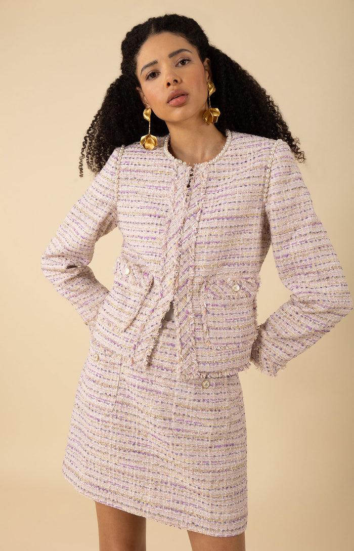 hale bob Zaylee Boucle Tweed Jacket
