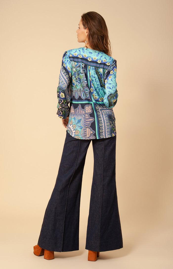 Hale Bob Zyana Jersey Wrap Top