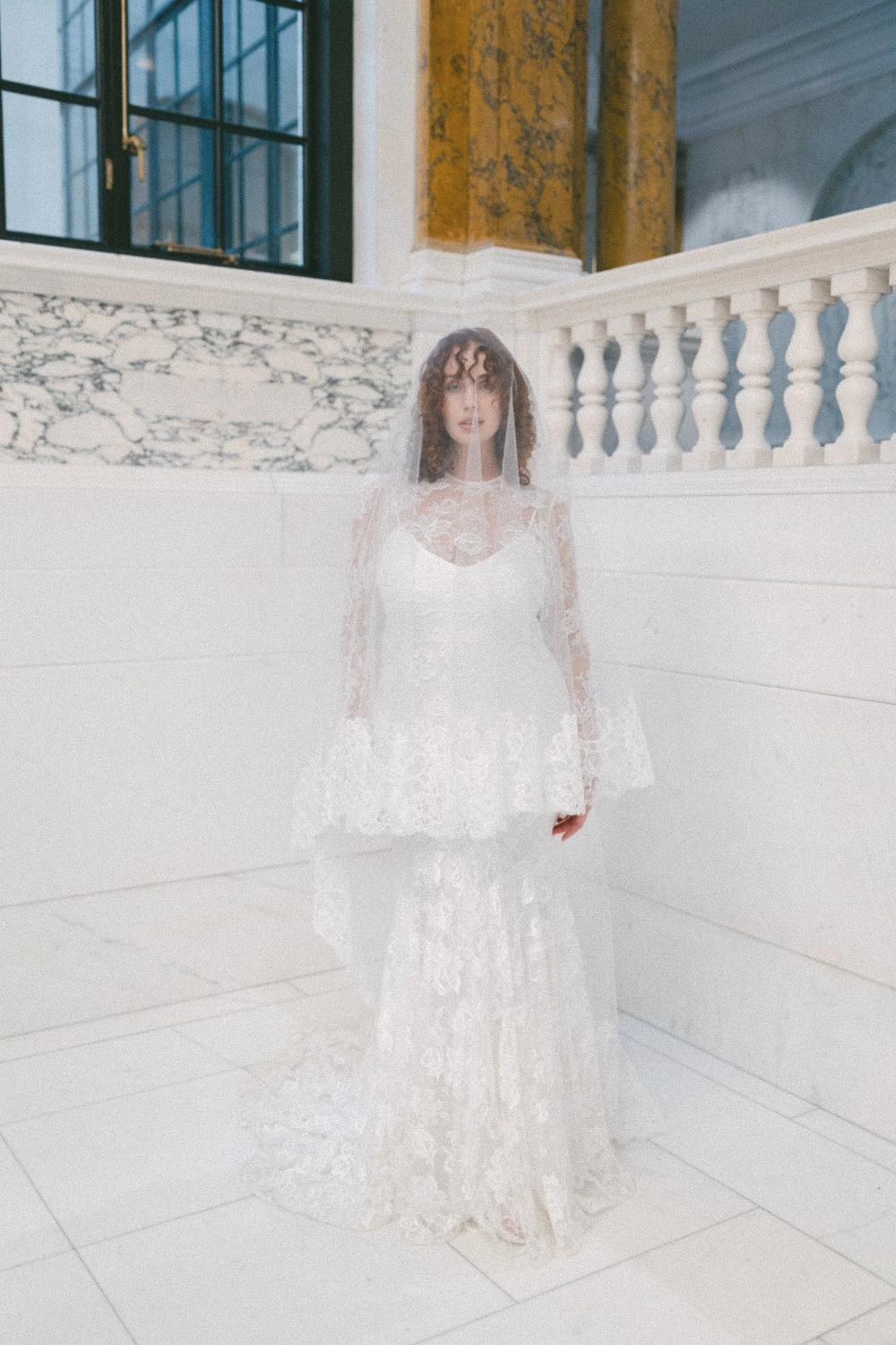 halfpenny london Broad Lace Veil