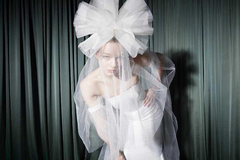 Halfpenny London PERIWINKLE VEIL PLAIN