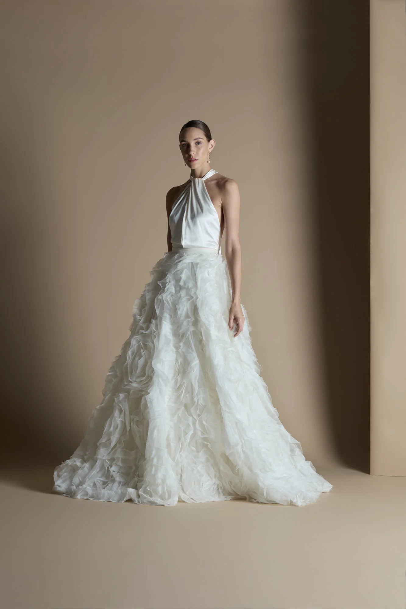 Halfpenny London RUFFLE ROSE SKIRT