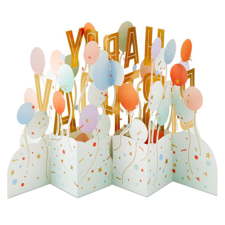Hallmark 12.38" Jumbo Celebrate Big-Time 3D Pop-Up Birthday Card