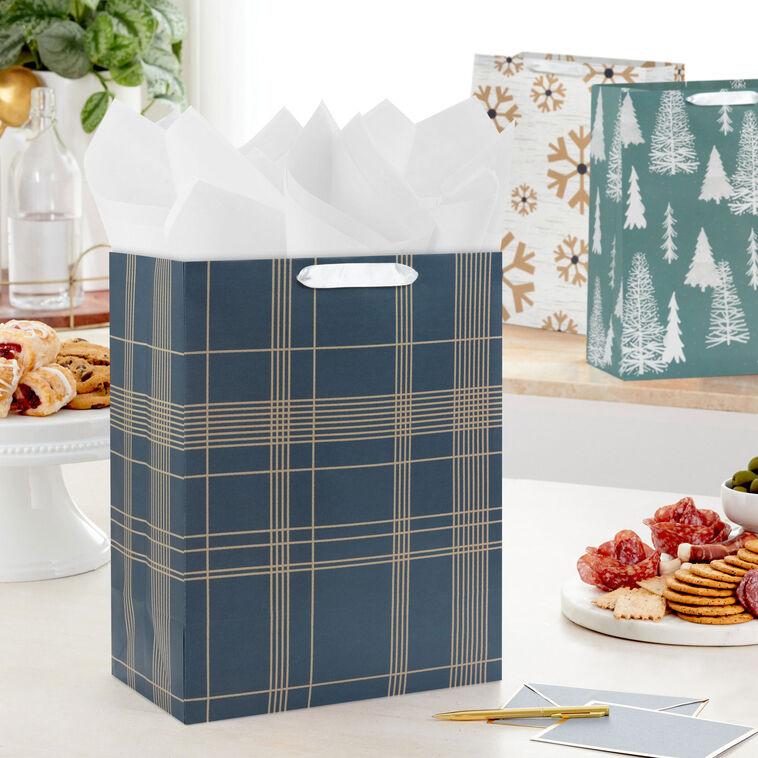 Hallmark 13" Classic Winter 3-Pack Assortment Large Gift Bags
