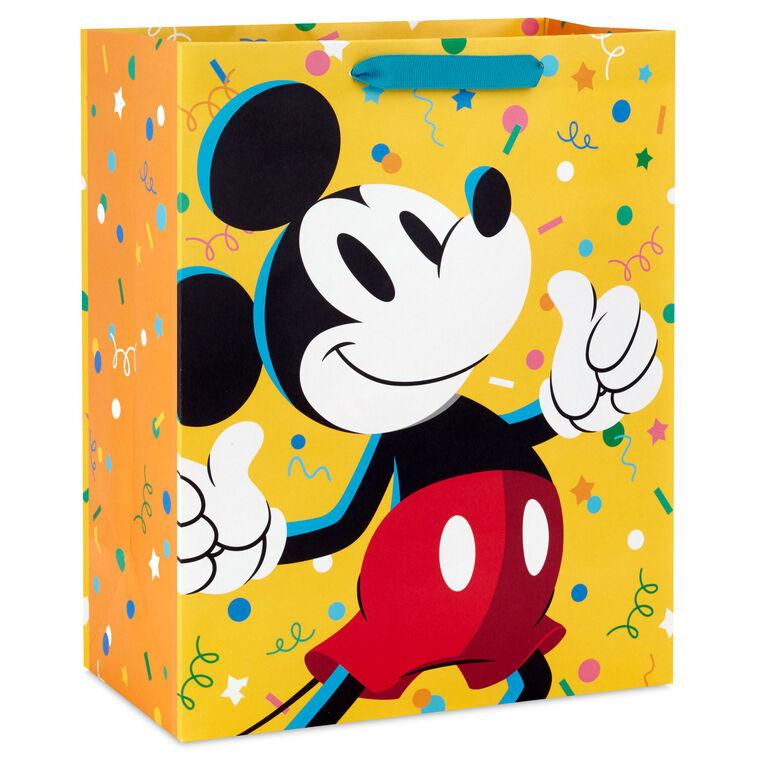 hallmark 13" Disney Mickey Mouse Thumbs Up Large Gift Bag