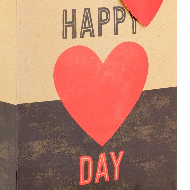 Hallmark 13" Happy Heart Day And Painted Hearts 4-Pack Large Valentine's Day Gift Bags