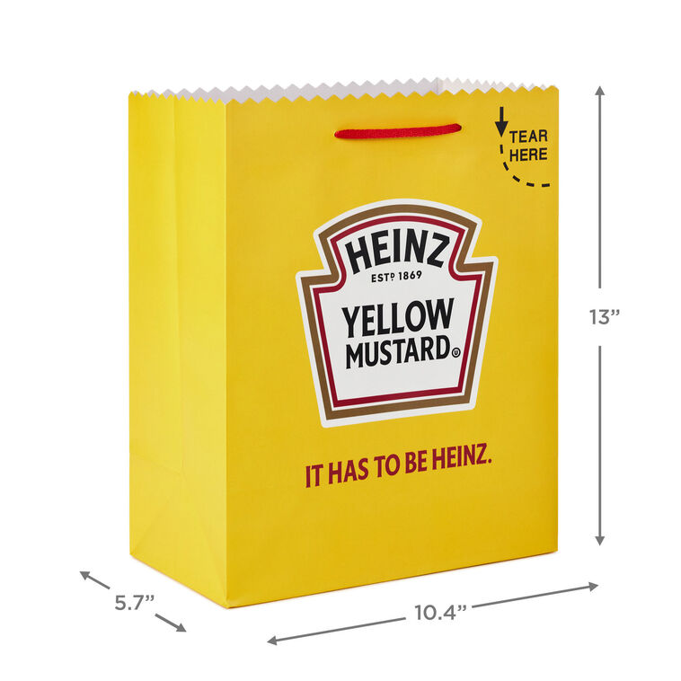 Hallmark 13" Heinz™ Ketchup And Mustard 2-Pack Large Gift Bag Bundle