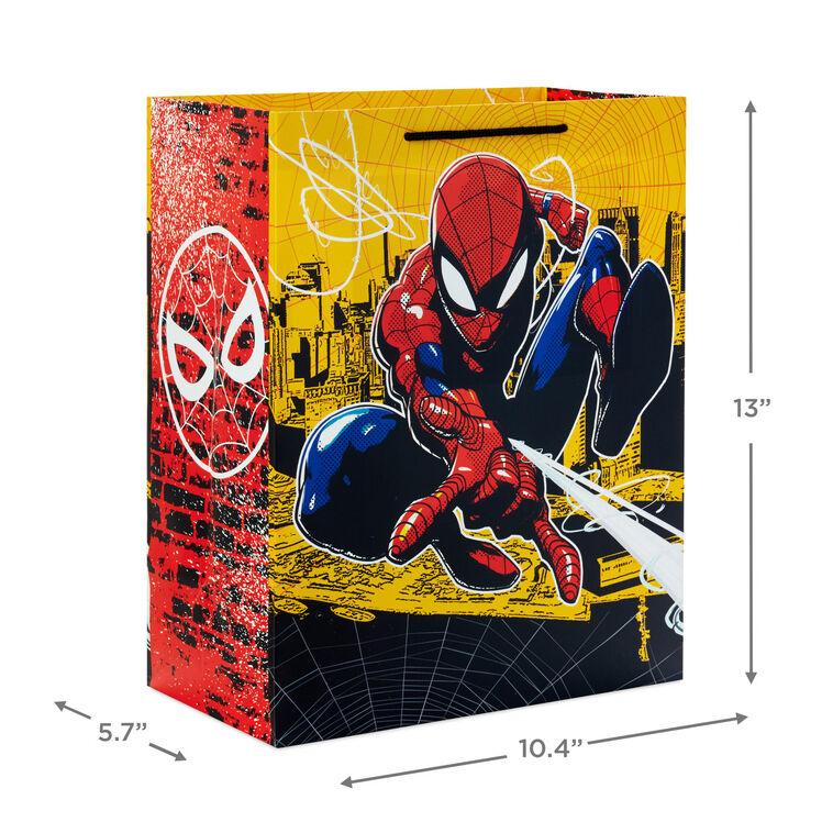 Hallmark 13" Marvel Spider-Man On City Scene Large Gift Bag