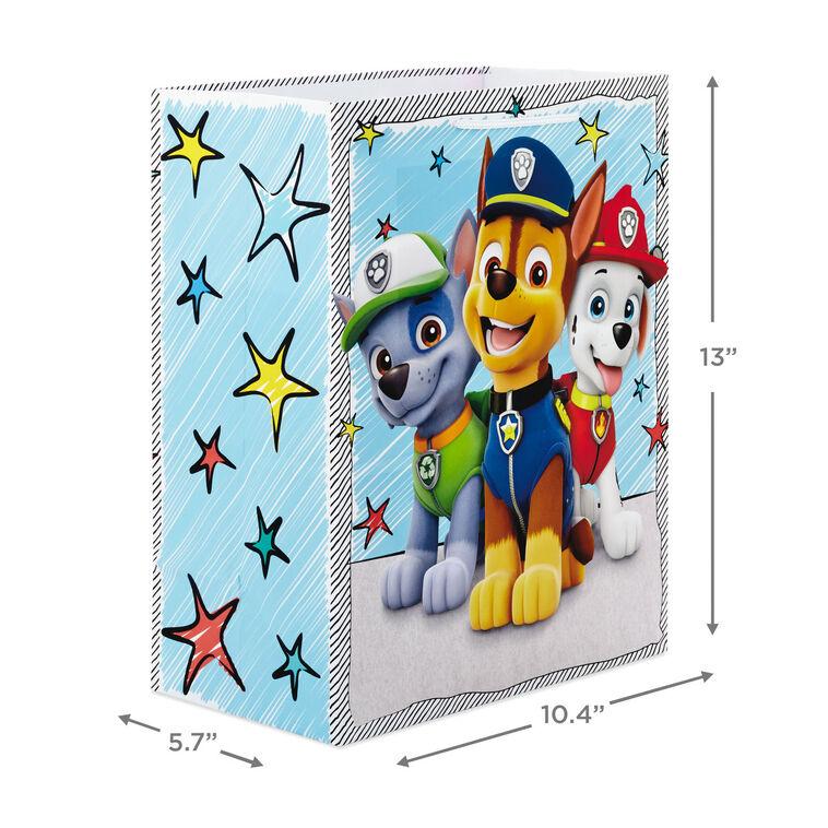 Hallmark 13" Paw Patrol™ Chase And Friends Blue Gift Bag