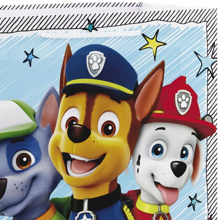 Hallmark 13" Paw Patrol™ Chase And Friends Blue Gift Bag